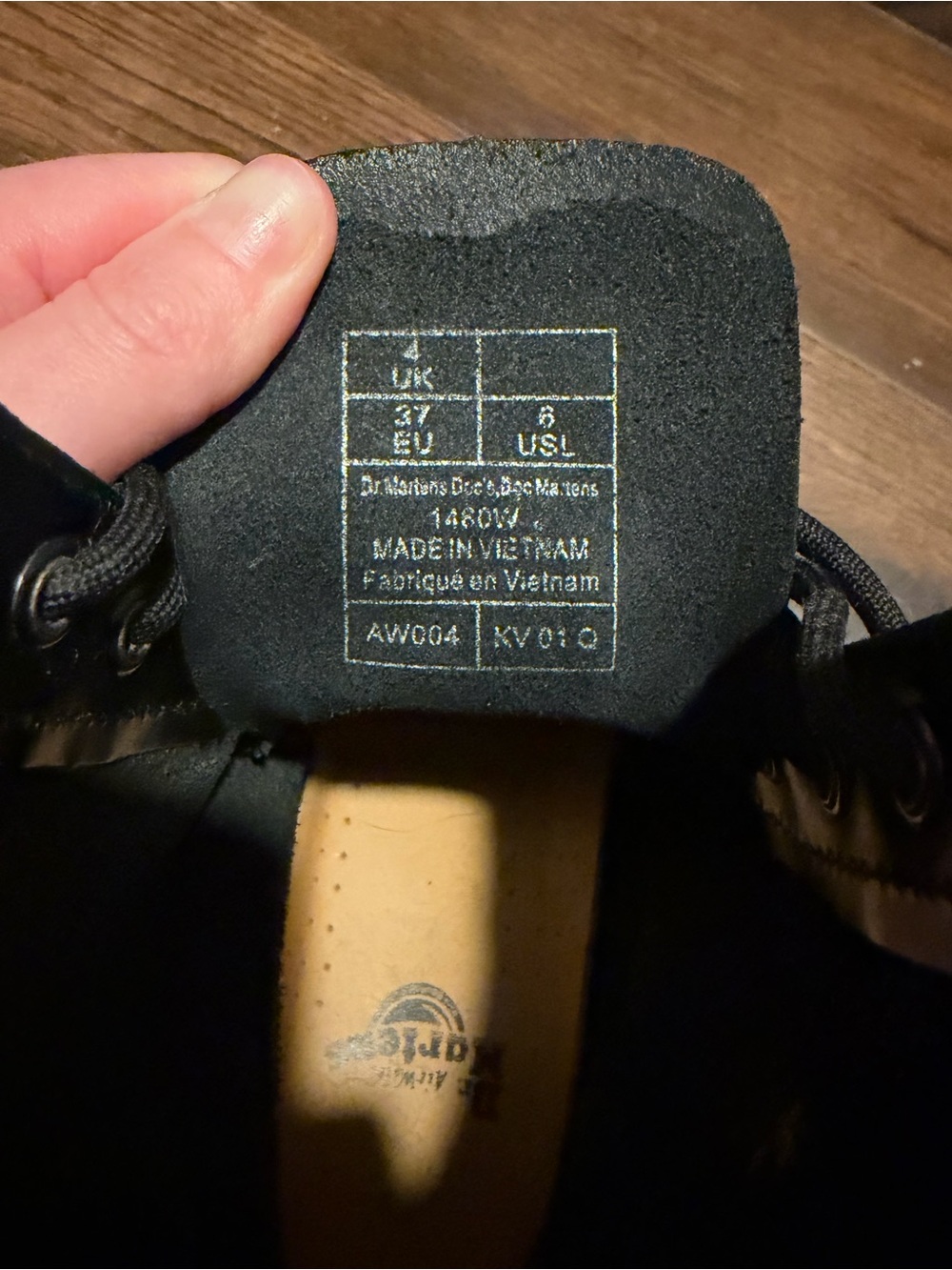 Dr. Martens 1460 Black Leather Ankle Boots - Picture 7 of 7